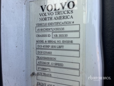 2020 Volvo VNL 6x4 Cabeza Tractora Cabina Dormitorio