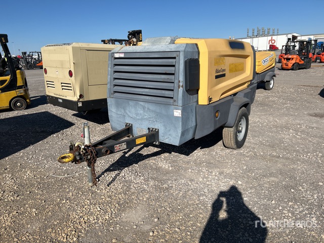 2016 Atlas Copco XATS400PEJD7 395 cfm Mobile Compresor de aire ...