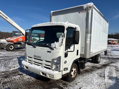 2013 Isuzu NPR 4x2 Van Truck (Inoperable)