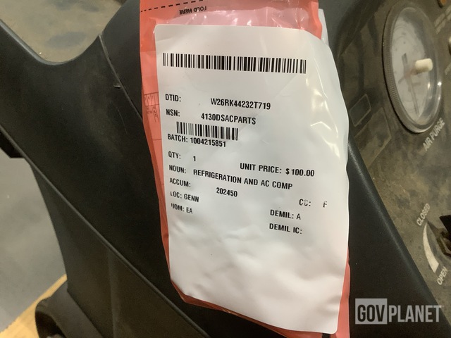 Surplus Robinair 17800B Refrigerant Recovery, Recycling & Recharging ...