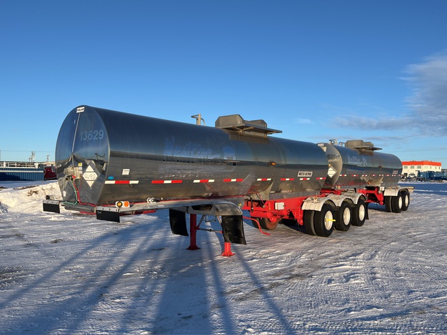 2014 Polar 6900 gal Tri/A Lead, T/A Pup B-Train Tanker Trailer 2014 Polar 6900 gal Tri/A Lead, T/A Pup B-Train Tanker Trailer