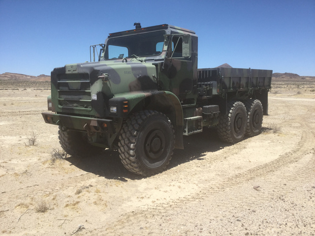 2002 Oshkosh MK23 MTVR 7 Ton 6x6 Cargo Truck
