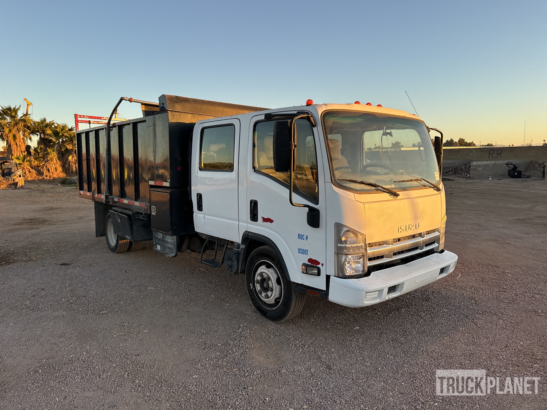 2011 Izuzu NQR 4x2 COE Crew Cab Dump Truck in El Mirage