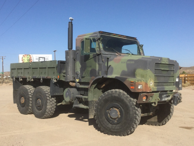 2002 Oshkosh MK23 MTVR 7 Ton 6x6 Cargo Truck