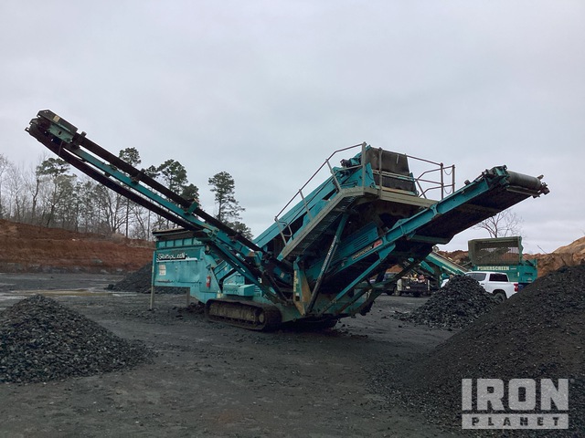 2013 Powerscreen Chieftain 1400 Tracked Screen Plant in Hemphill, Texas ...