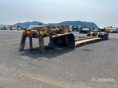 2017 Temisko Tri/A Double Drop Removable Gooseneck Lowboy Trailer