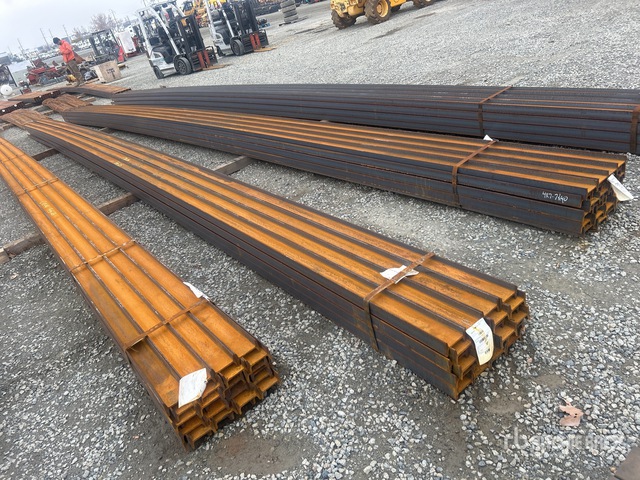 Quantity of (2) Bundles Of Flat Bars 40 ft x 1 1/2 in x 3/16 in ...