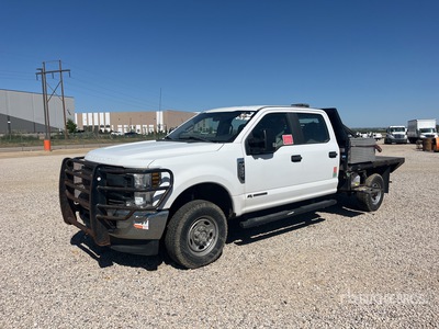 2018 Ford F-350 XL 4x4 Crew Cab Flatbed Truck (Inoperable)