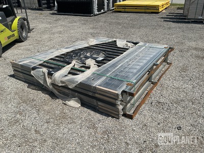 (3) Suihe 14' Bi-Parting Iron Gates - Unused