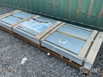 (200) Piece Lot of 10' Long Corrugated Steel Sheets