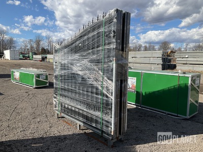 (3) Suihe 14' Bi-Parting Iron Gates - Unused