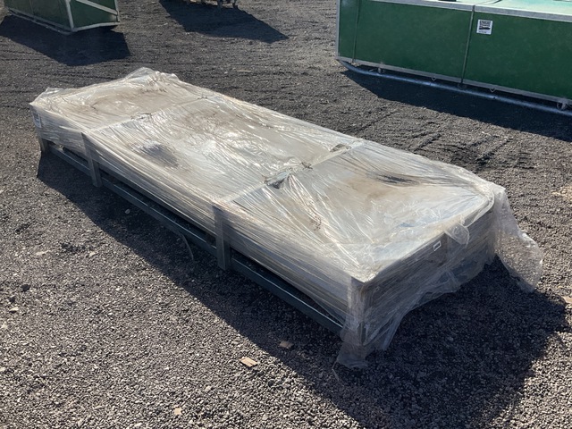 (200) Piece Lot of 10' Long Corrugated Steel Sheets