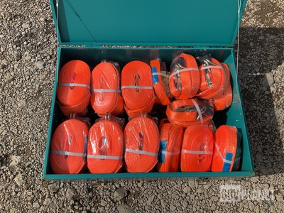 Suihe Ratchet Tie Down Set w/Flatpack Tool Box