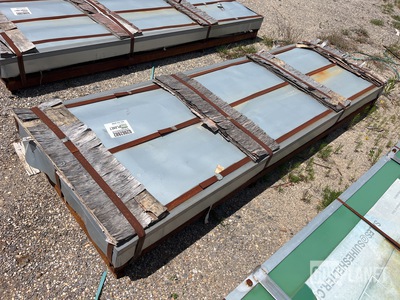 (200) Piece Lot of 10' Long Corrugated Steel Panels