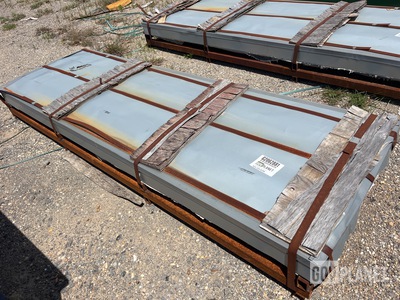 (200) Piece Lot of 10' Long Corrugated Steel Panels
