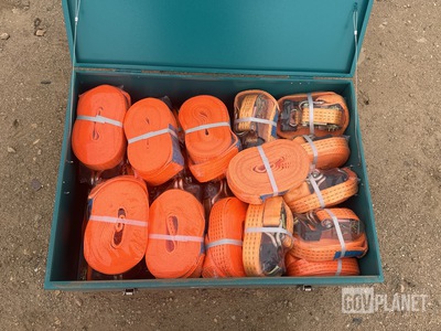 Suihe Ratchet Tie Down Set w/Flatpack Tool Box