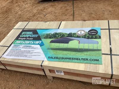 Suihe M2020 Single-Truss Steel Carport - Unused