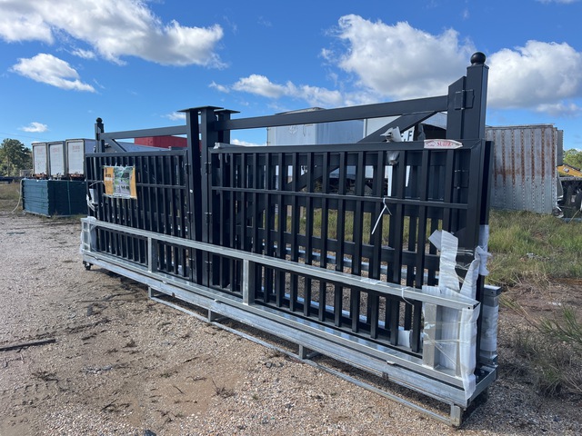 (3) Suihe 20' Metal Driveway Gates - Unused