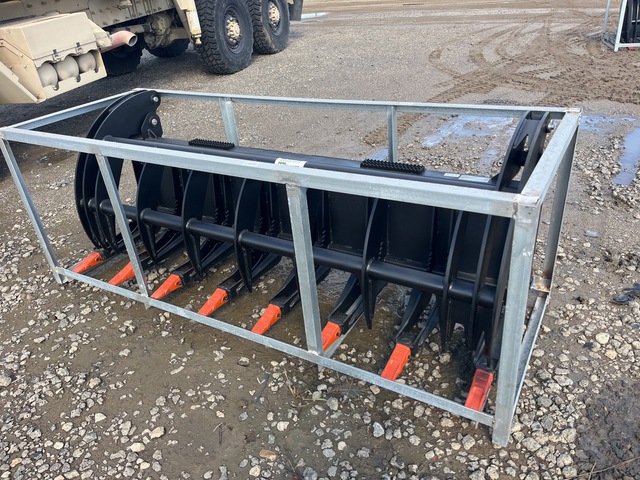 2024 Suihe Skid Steer Rock Grapple Bucket - Unused 2024 Suihe Skid Steer Rock Grapple Bucket - Unused