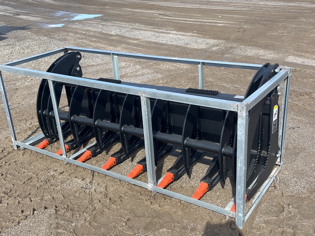 2024 Suihe Skid Steer Heavy Grass Fork Grapple - Unused