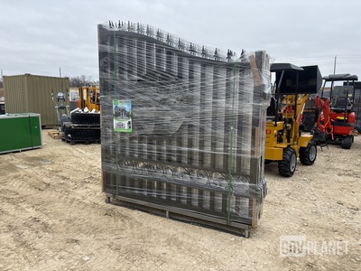 (3) Suihe 14' Bi-Parting Iron Driveway Gates - Unused