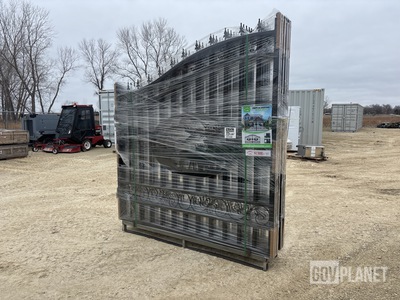 (3) Suihe 14' Bi-Parting Iron Gates - Unused