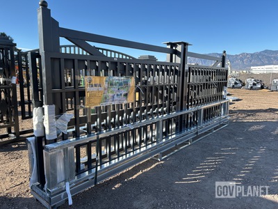 (3) Suihe 20' Farm Metal Driveway Gates - Unused