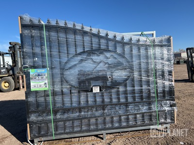 (4) Suihe 20' BI-Parting Iron Gates - Unused