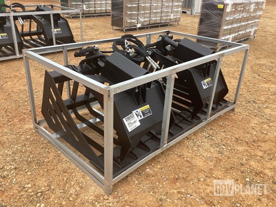 2024 Suihe 72" Skid Steer Rock Grapple Bucket - Unused