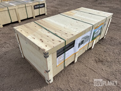 Suihe Double Garage Metal Shed - Unused