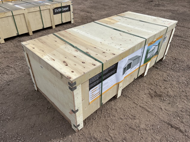 Suihe Double Garage Metal Shed - Unused