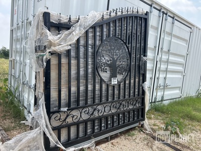 (3) Suihe 14' Bi-Parting Iron Gates - Unused