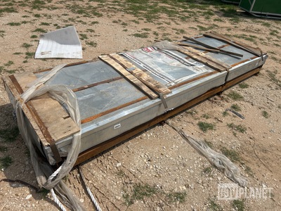 (200) Piece Lot of 10' Long Corrugated Steel Sheets