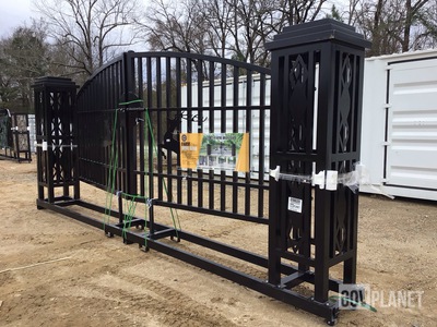 Suihe 20' Farm Iron Driveway Gate - Unused
