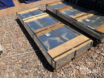 (200) Piece Lot of 10' Long Corrugated Steel Sheets