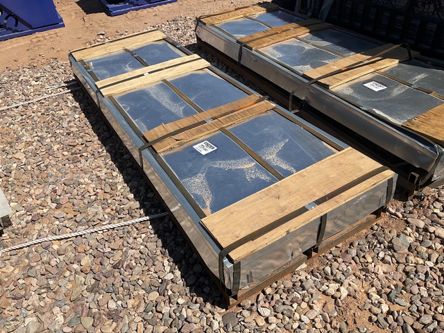 (200) Piece Lot of 10' Long Corrugated Steel Sheets