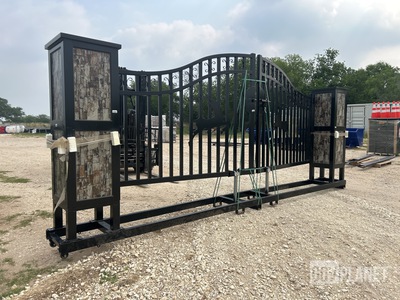 Suihe 20' Farm Iron Driveway Gate - Unused