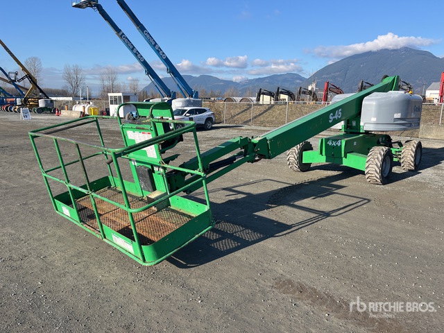 2015 Genie S45 4WD Telescopic Boom Lift | Ritchie Bros. Auctioneers