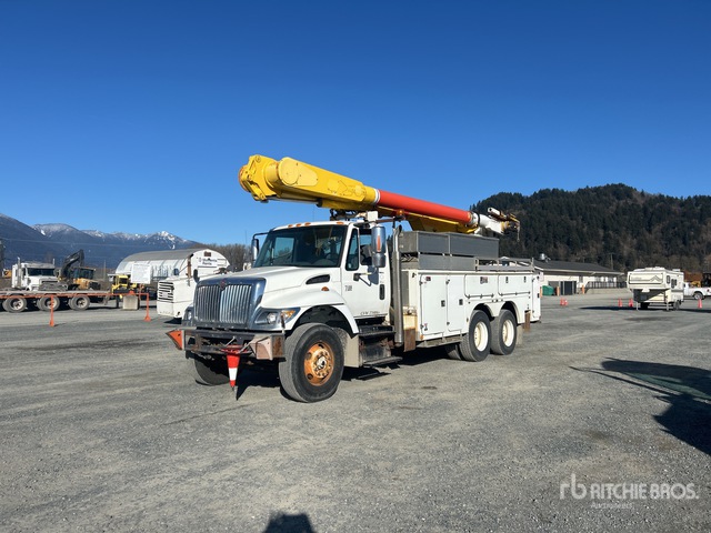 2007 Altec AM855 55 ft on 2007 International 7500 6x4 Bucket Truck ...