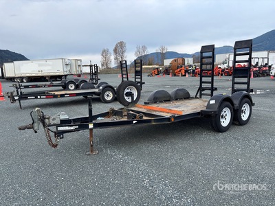 2019 Miska 5X10UT 10 ft T/A Remolque Portamaquinaria