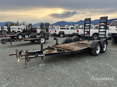 2019 Miska 5X10UT 10 ft T/A Remolque Portamaquinaria