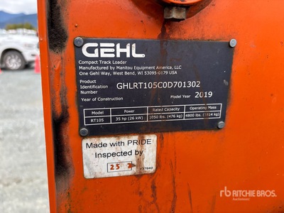 2019 Manitou RT105 Kompakt-Raupenlader