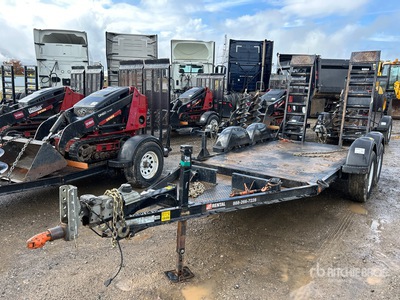 2019 Miska 5X10UT 10 ft T/A Remolque Portamaquinaria