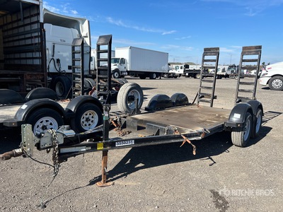 2019 Miska 5X10UT 10 ft T/A Remolque Portamaquinaria
