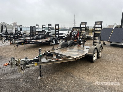 2019 Miska 5X10UT 10 ft T/A Remolque Portamaquinaria