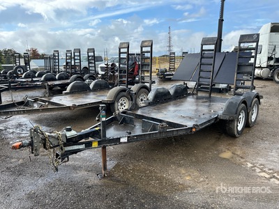 2019 Miska 5X10UT 10 ft T/A Remolque Portamaquinaria