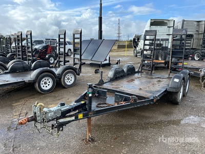 2019 Miska 5X10UT 10 ft T/A Remolque Portamaquinaria