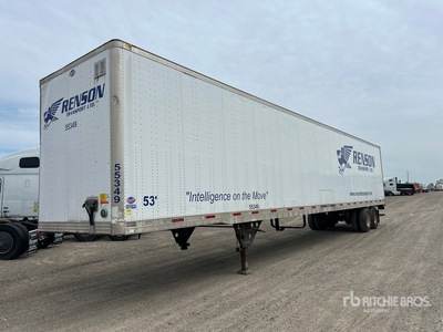 2015 Utility 53 ft x 102 in T/A Remorque fourgon