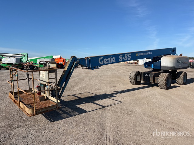 2016 Genie S-85 4WD Diesel Telescopic Boom Lift | Ritchie Bros. Auctioneers