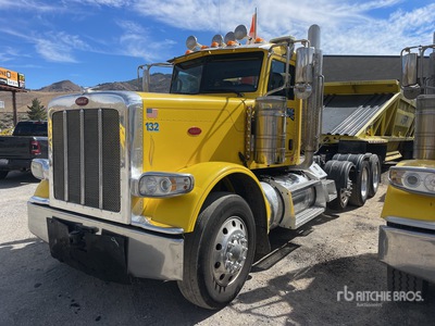 2015 Peterbilt 389 8x4 Tri/A Day Cab Truck Tractor